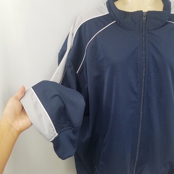 Penn State Nittany Blue Football Zip-Up Jacket 2XL - Picture 4 of 8